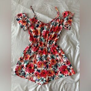 One Clothing LA Floral Romper